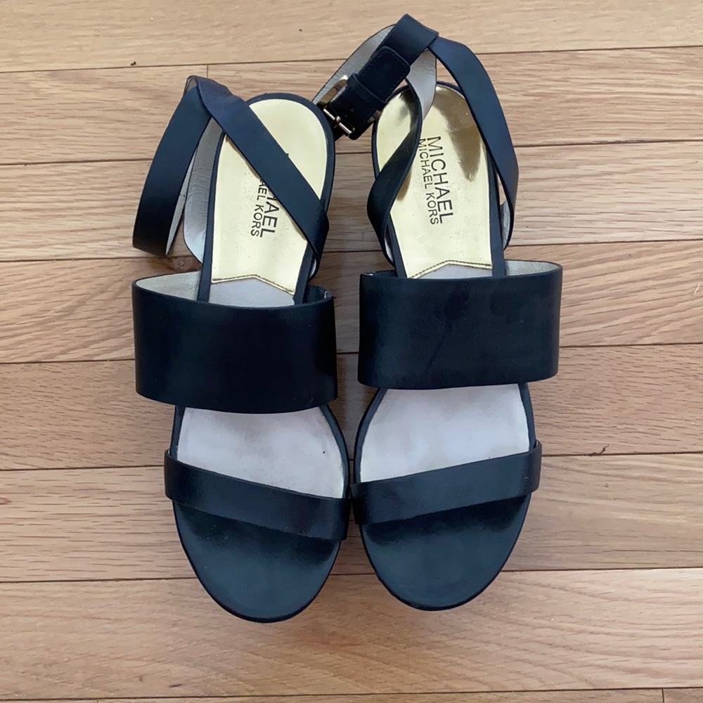 Michael Kors Black Wedges